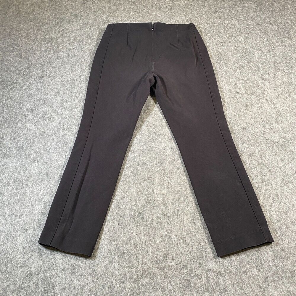 Anthropologie The Essential Skinny Black Casual Pants Size 10 (31x26)
